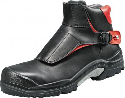 Antistatic Safety Shoes S3 High Ankle Shoe Unisex Black & Red